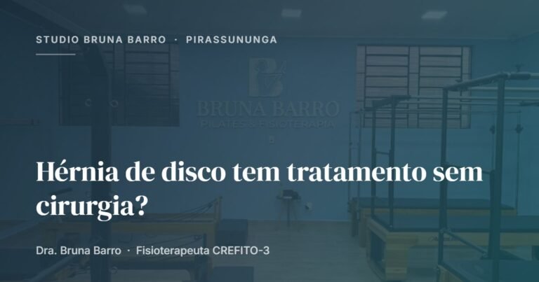 Hérnia de disco e fisioterapia — Studio Bruna Barro, Pirassununga